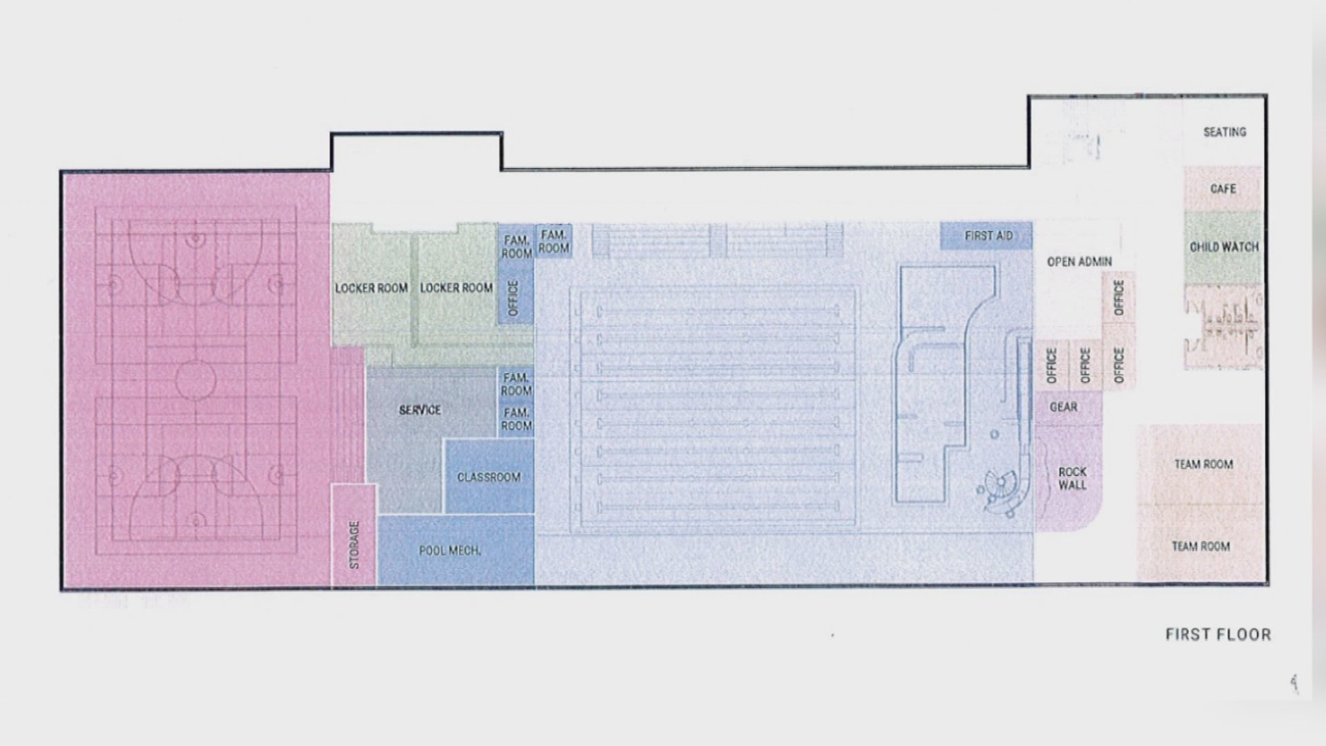 Aquatics center plans